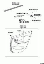 REAR DOOR PANEL & GLASS 2