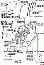 REAR DOOR PANEL & GLASS 2