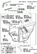 REAR DOOR PANEL & GLASS 2