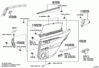 REAR DOOR PANEL & GLASS 2