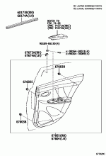 REAR DOOR PANEL & GLASS 2