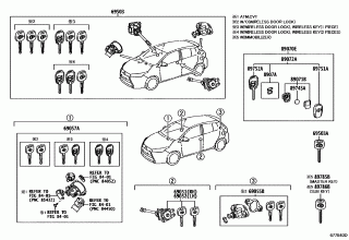 LOCK CYLINDER SET 1