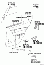 REAR DOOR PANEL & GLASS 2