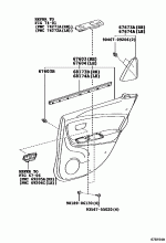 REAR DOOR PANEL & GLASS 2