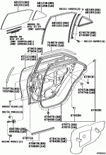 REAR DOOR PANEL & GLASS 2