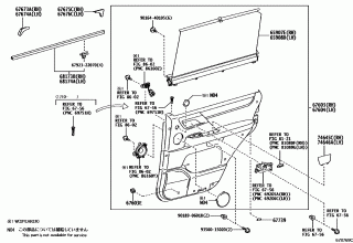 REAR DOOR PANEL & GLASS 1