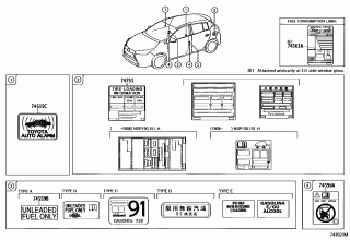 CAUTION PLATE (EXTERIOR & INTERIOR) 2