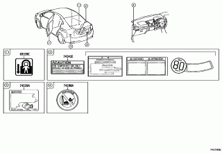 CAUTION PLATE (EXTERIOR & INTERIOR) 3