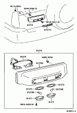 REAR LICENSE PLATE LAMP 1