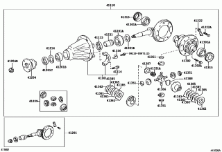 REAR AXLE HOUSING & DIFFERENTIAL 3