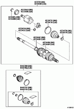 REAR AXLE SHAFT & HUB 2