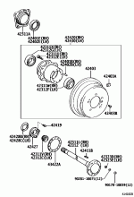 REAR AXLE SHAFT & HUB 1