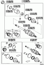 REAR AXLE SHAFT & HUB 2