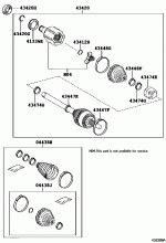 FRONT DRIVE SHAFT 2