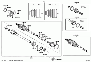 FRONT DRIVE SHAFT 1