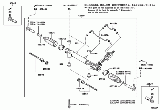 FRONT STEERING GEAR & LINK 1