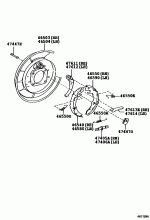 PARKING BRAKE & CABLE 2