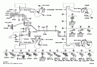 BRAKE TUBE & CLAMP 3