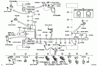 BRAKE TUBE & CLAMP 1