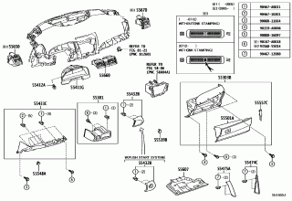 INSTRUMENT PANEL & GLOVE COMPARTMENT 2