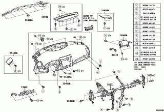 INSTRUMENT PANEL & GLOVE COMPARTMENT 1