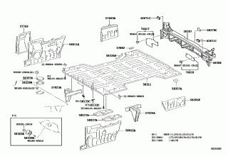 REAR FLOOR PANEL & REAR FLOOR MEMBER 2