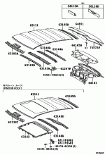 ROOF PANEL & BACK WINDOW GLASS 1