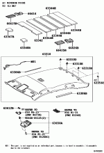 ROOF HEADLINING & SILENCER PAD 1