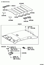 ROOF HEADLINING & SILENCER PAD 1