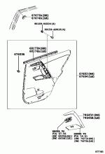 REAR DOOR PANEL & GLASS 2