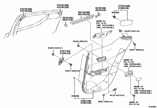 REAR DOOR PANEL & GLASS 2