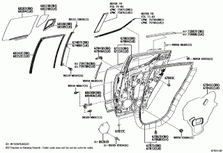 REAR DOOR PANEL & GLASS 1