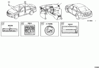 CAUTION PLATE (EXTERIOR & INTERIOR) 2